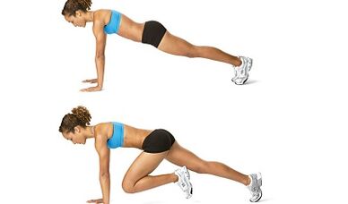 Ejercicio de escaladores para perder grasa abdominal