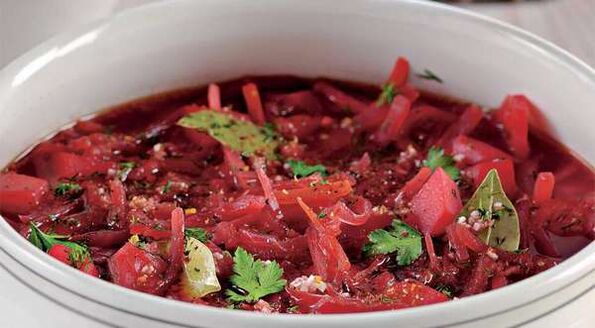 Borscht vegetariano